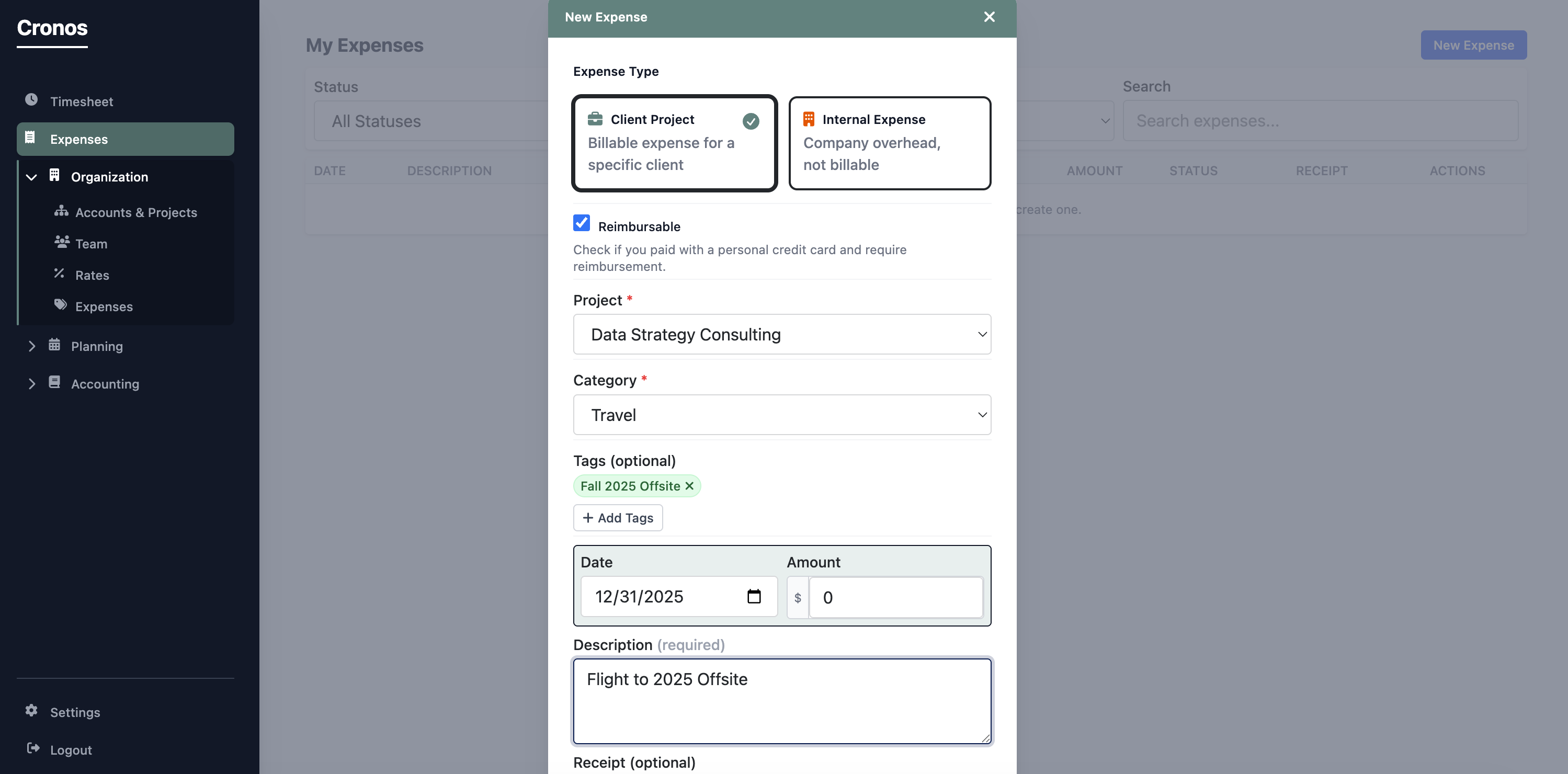 Expense Tracking & Management